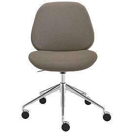 Image5 of Lyle Taupe Adjustable Swivel Office Chair more views