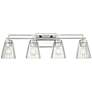 2_Lyna 30 1/2" Wide Chrome 4-Light Vanity Bath Light