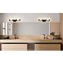 4_Lyna 30 1/2" Wide Matte Black 4-Light Vanity Bath Light more views