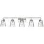 2_Lyna 38 3/4" Wide Chrome 5-Light Bath Light