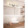 3_Lyna 38 3/4" Wide Chrome 5-Light Bath Light more views