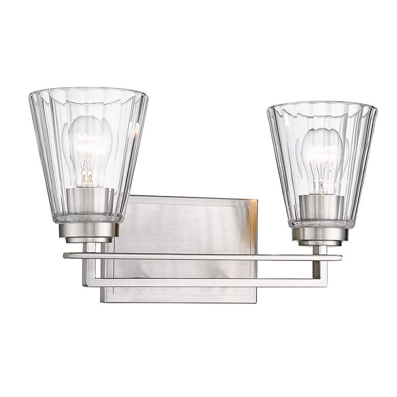 Image 4 Lyna by Z-Lite Brushed Nickel 2 Light Vanity more views