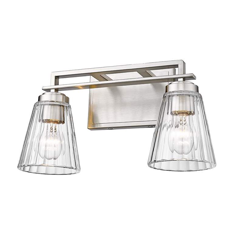 Image 5 Lyna by Z-Lite Brushed Nickel 2 Light Vanity more views
