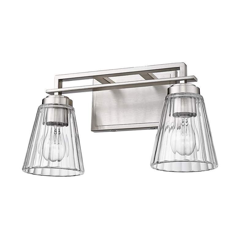 Image 7 Lyna by Z-Lite Brushed Nickel 2 Light Vanity more views