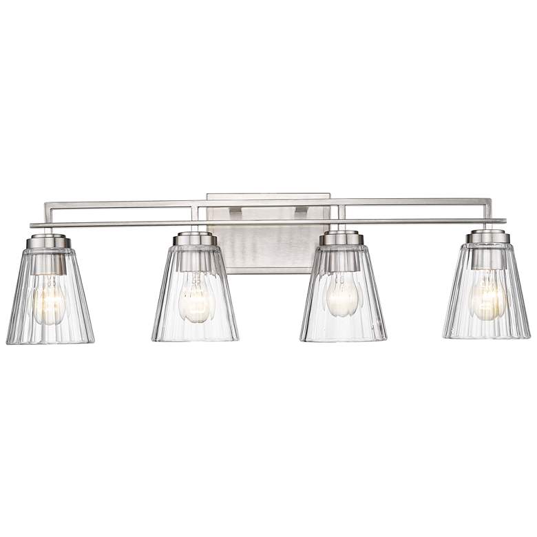 Image 1 Lyna by Z-Lite Brushed Nickel 4 Light Vanity