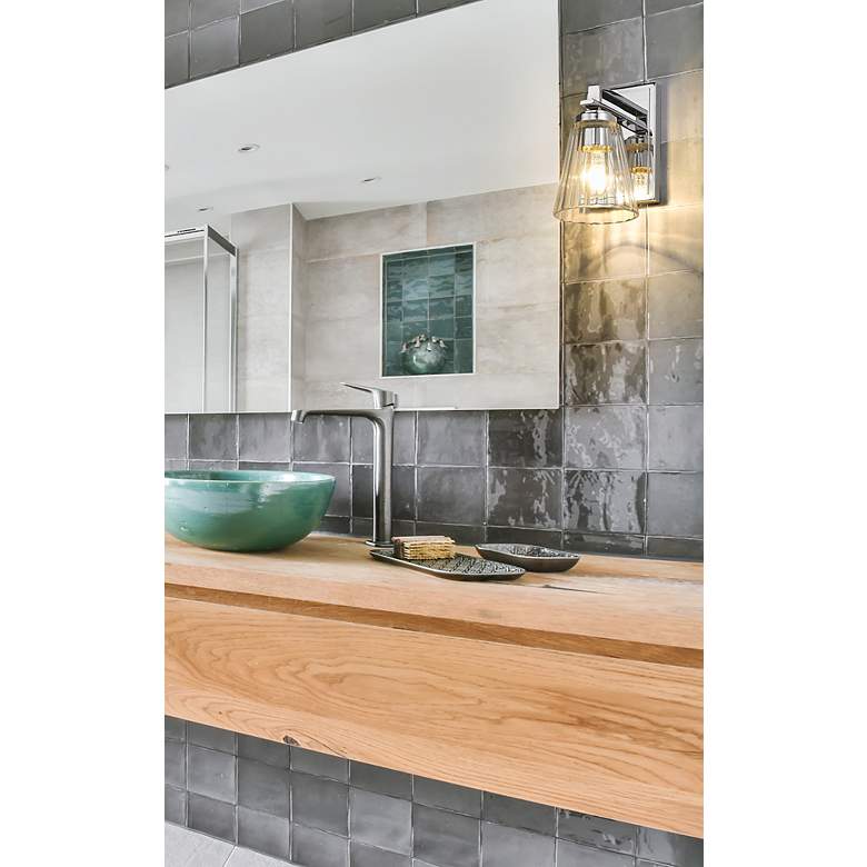 Image 2 Lyna by Z-Lite Chrome 1 Light Wall Sconce more views