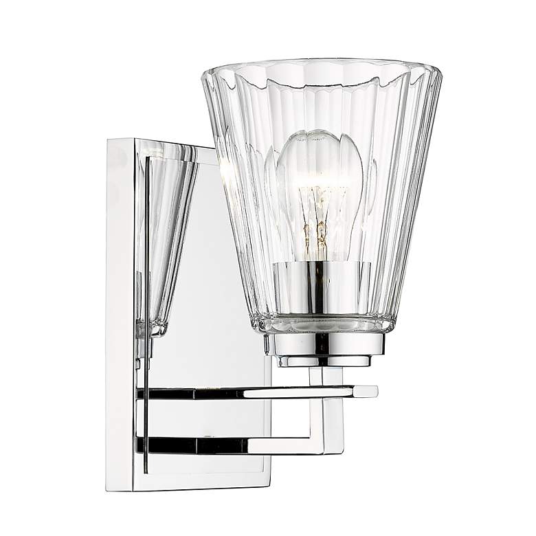 Image 4 Lyna by Z-Lite Chrome 1 Light Wall Sconce more views