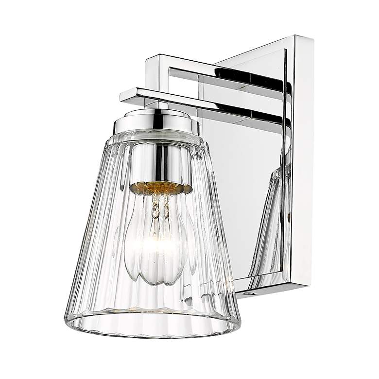 Image 5 Lyna by Z-Lite Chrome 1 Light Wall Sconce more views