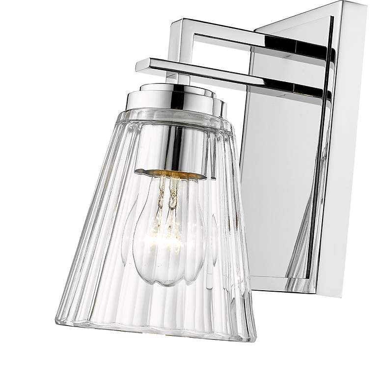 Image 6 Lyna by Z-Lite Chrome 1 Light Wall Sconce more views