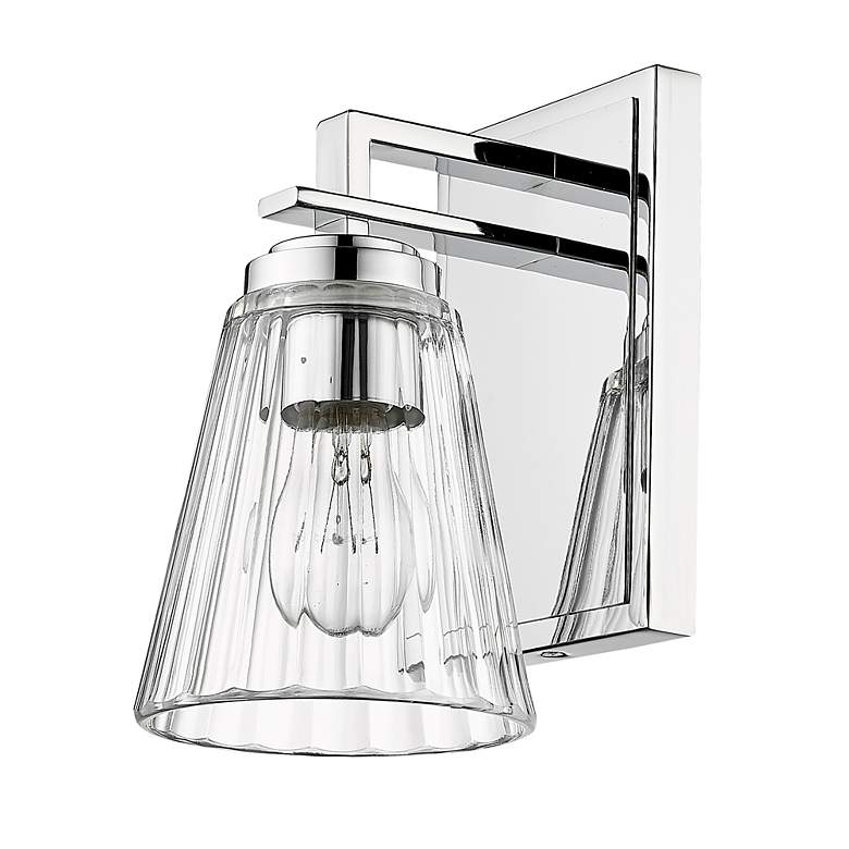 Image 7 Lyna by Z-Lite Chrome 1 Light Wall Sconce more views