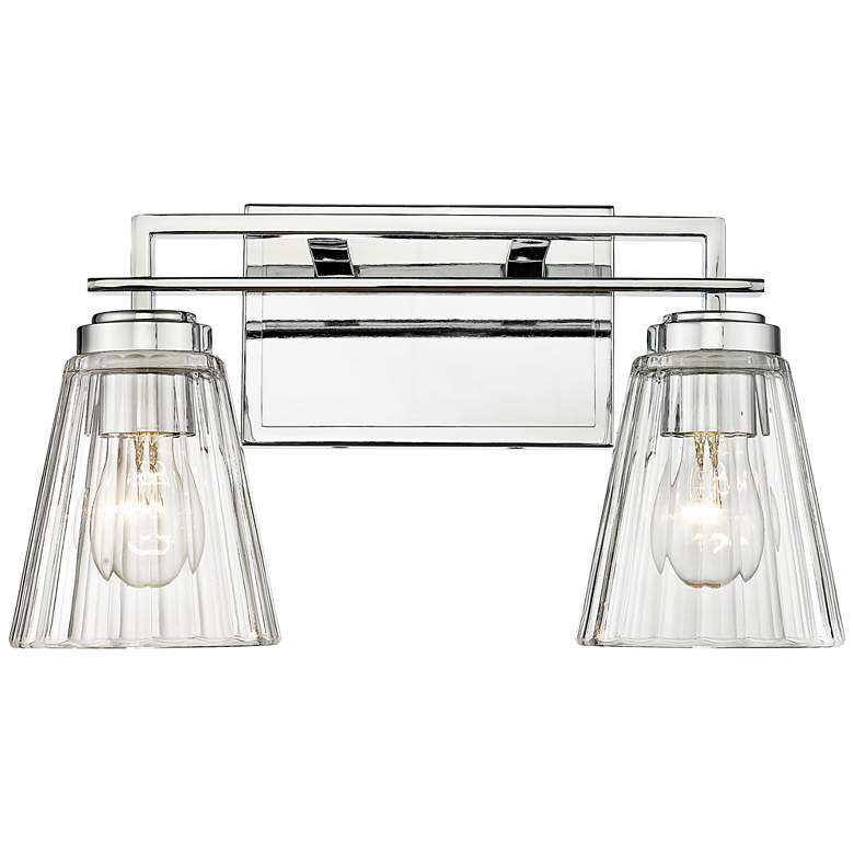 Image 1 Lyna by Z-Lite Chrome 2 Light Vanity