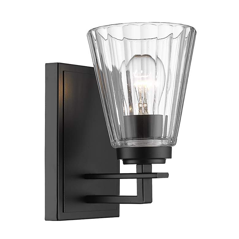 Image 4 Lyna by Z-Lite Matte Black 1 Light Wall Sconce more views