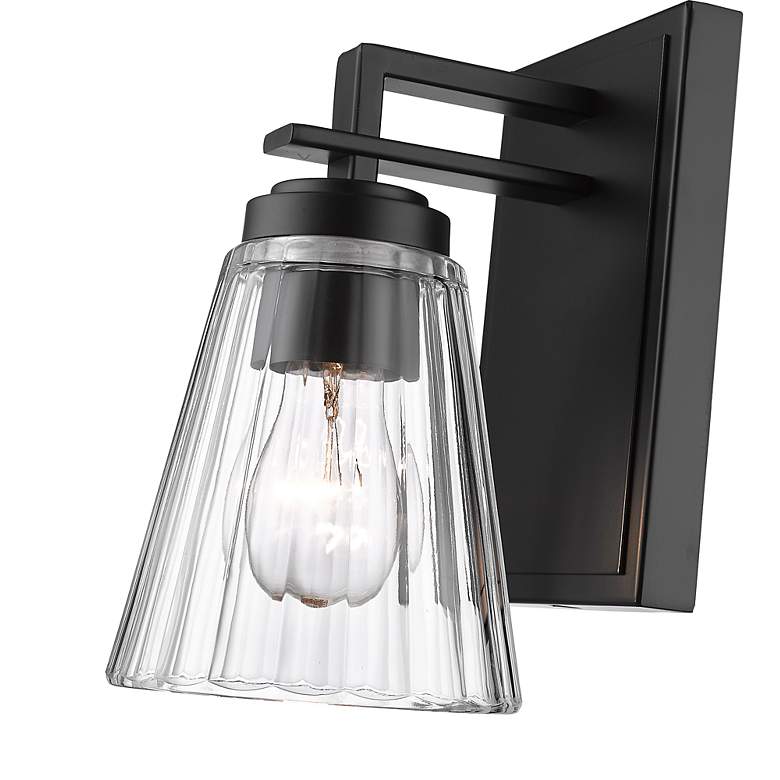 Image 6 Lyna by Z-Lite Matte Black 1 Light Wall Sconce more views