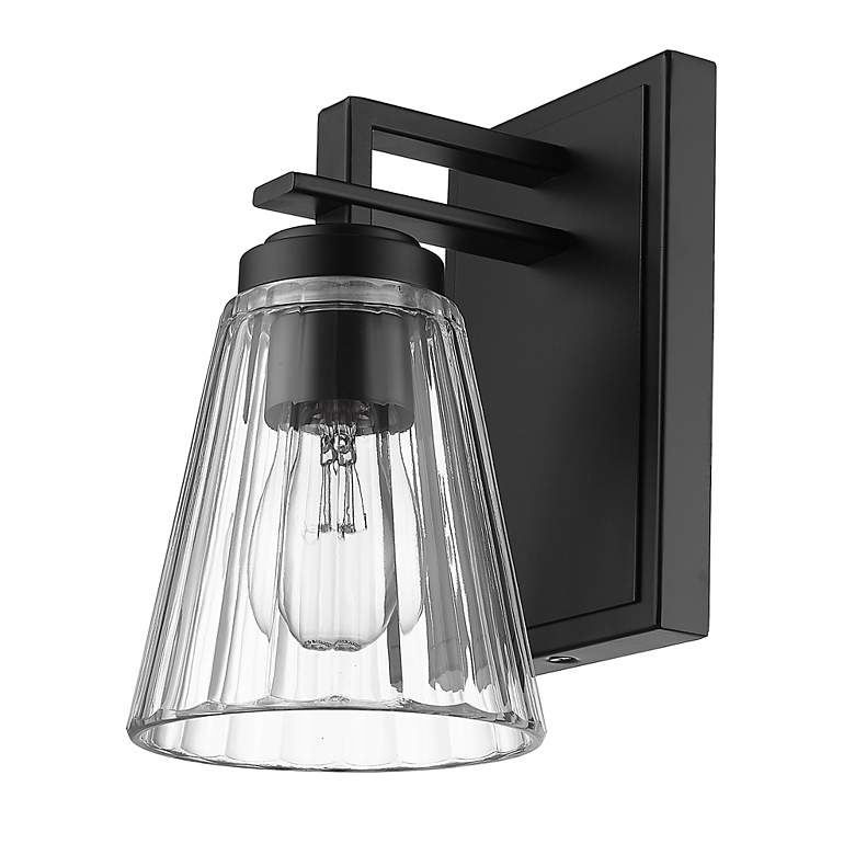 Image 7 Lyna by Z-Lite Matte Black 1 Light Wall Sconce more views