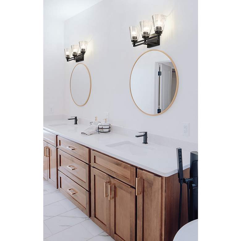 Image 2 Lyna by Z-Lite Matte Black 3 Light Vanity more views