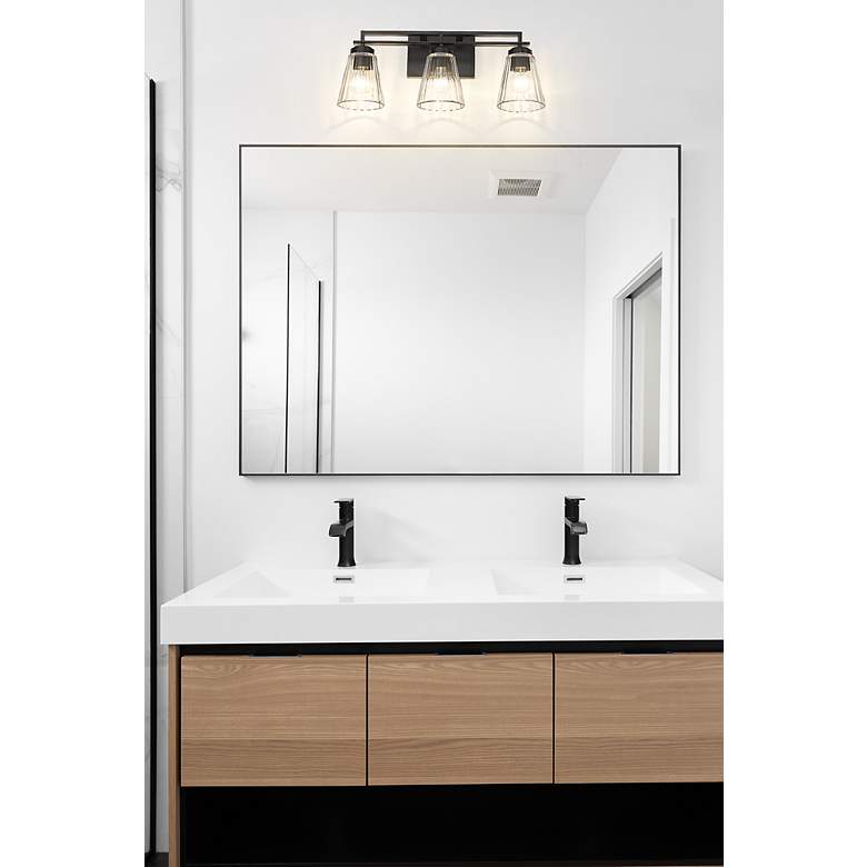 Image 3 Lyna by Z-Lite Matte Black 3 Light Vanity more views
