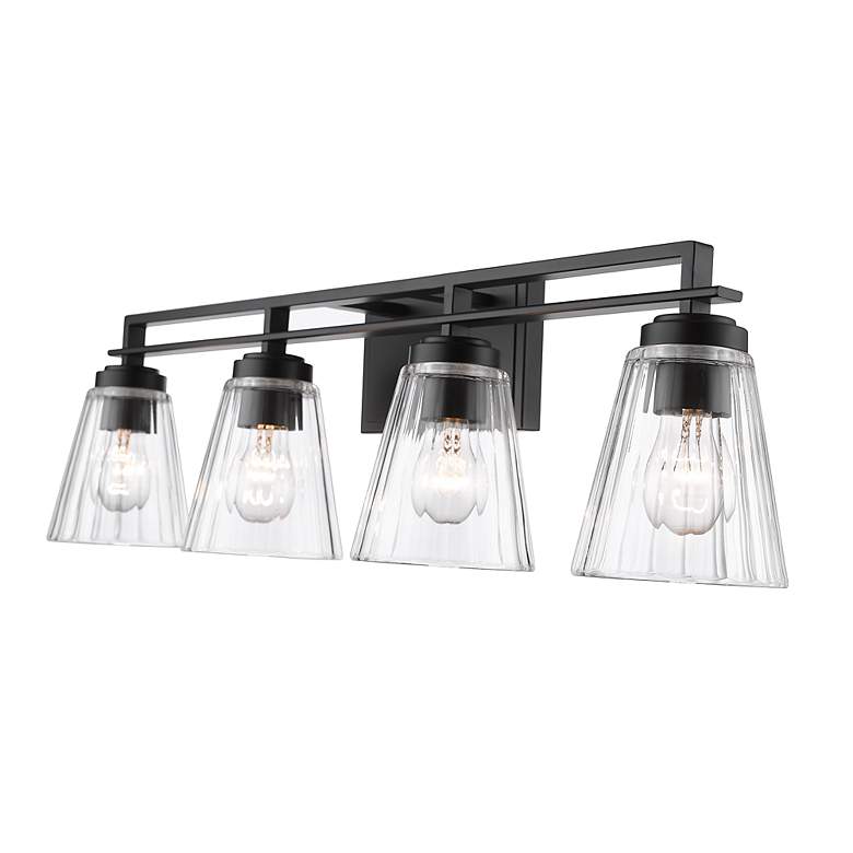 Image 7 Lyna by Z-Lite Matte Black 4 Light Vanity more views