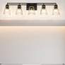 1_Lyna by Z-Lite Matte Black 5 Light Vanity