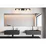 3_Lyna by Z-Lite Matte Black 5 Light Vanity more views