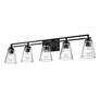 6_Lyna by Z-Lite Matte Black 5 Light Vanity more views