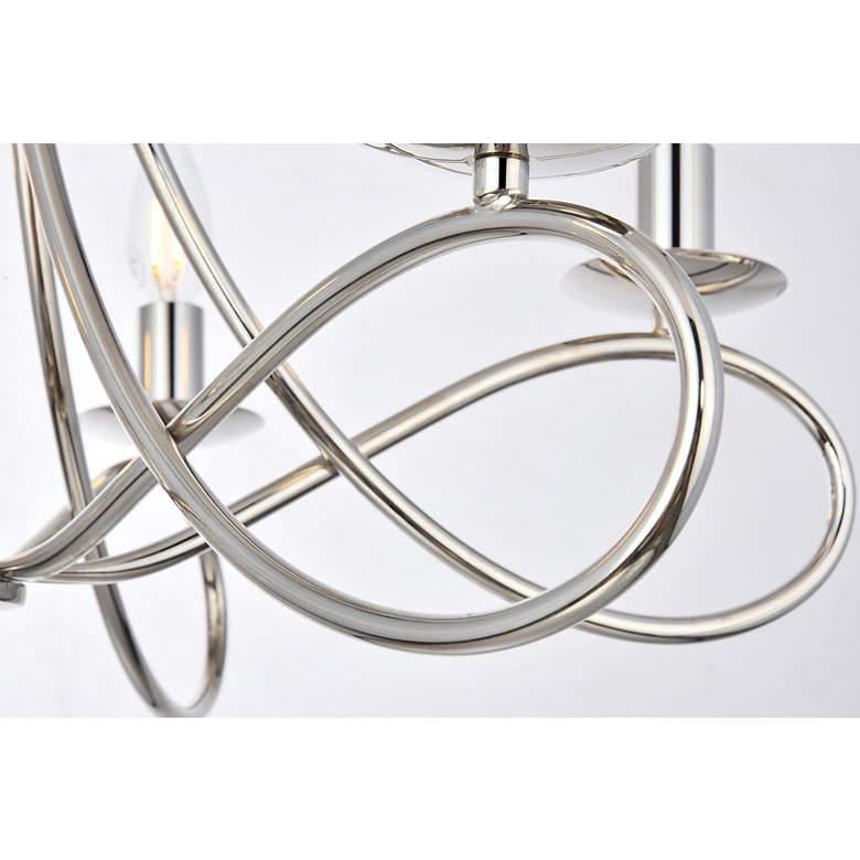 Image 3 Lyndon 6 Lt Polished Nickel Pendant more views