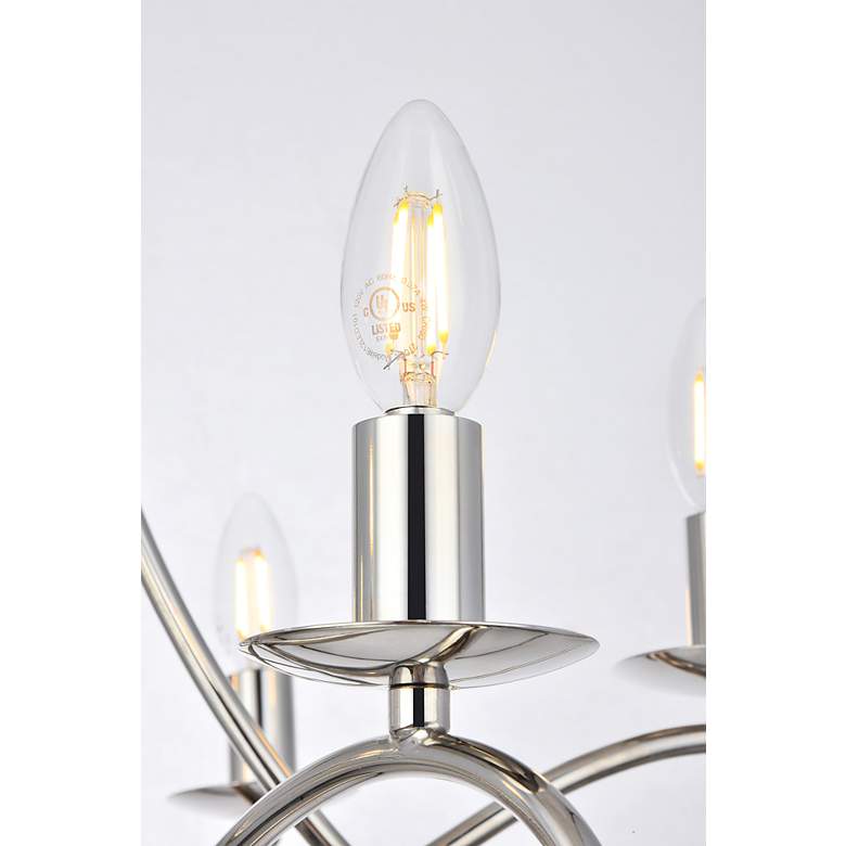 Image 4 Lyndon 6 Lt Polished Nickel Pendant more views