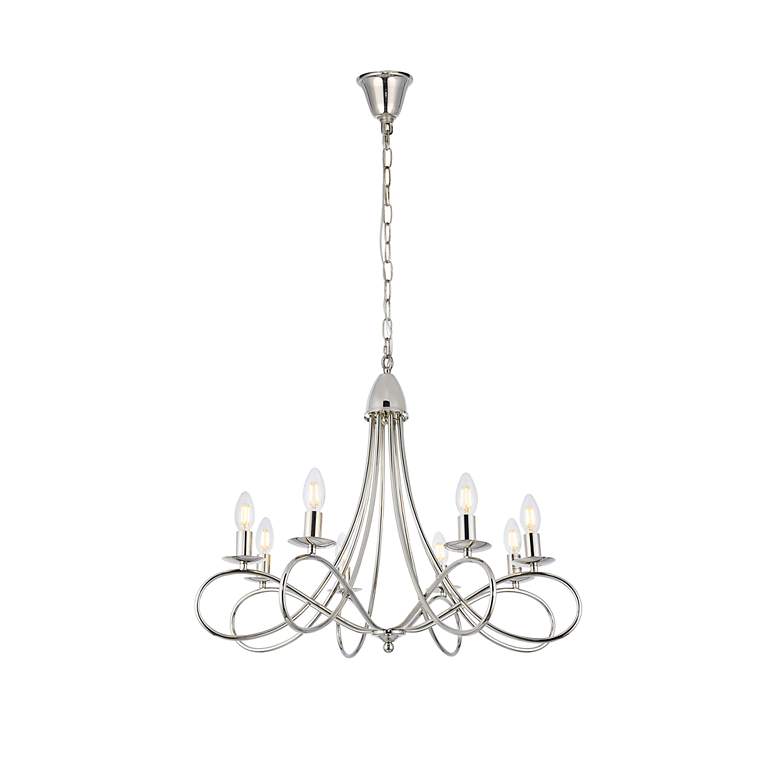 Image 4 Lyndon 8 Lt Polished Nickel Pendant more views