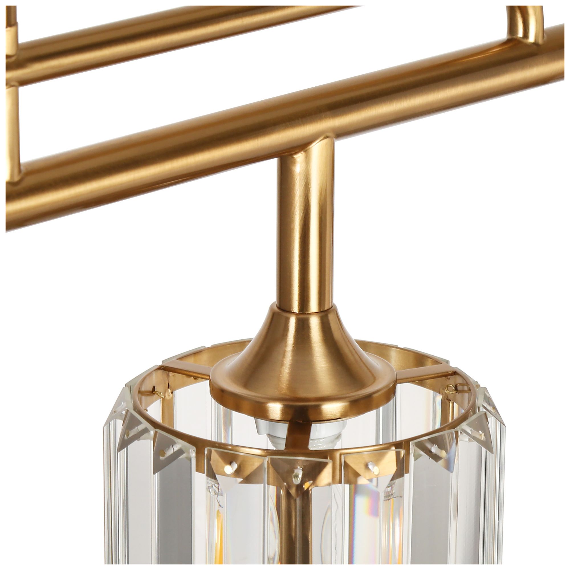 Lyngearary 5-Light Crystal Gold Island Chandelier