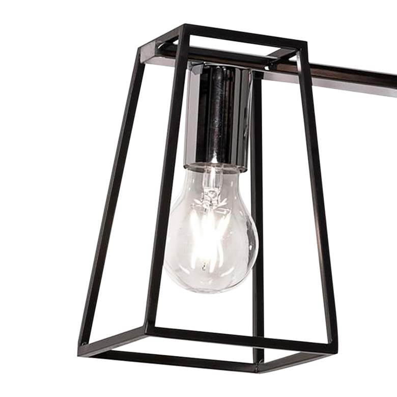Image 2 Lynn 24" Wide Black Bath and Polished Chrome Light more views