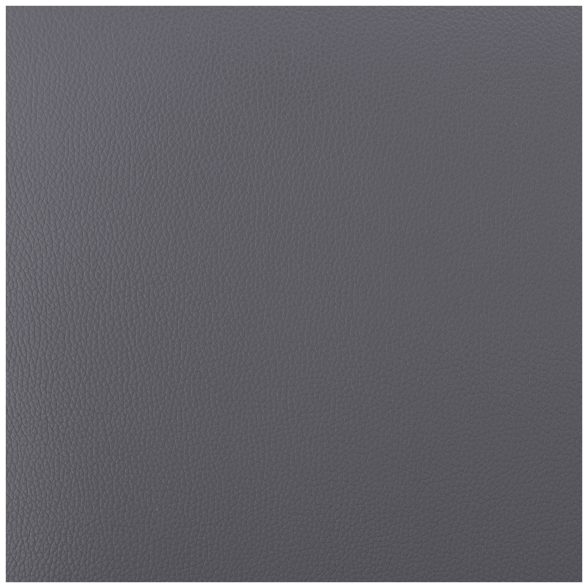 Lynof 26 in. Swivel Barstool in Silver Finish with Grey Faux Leather