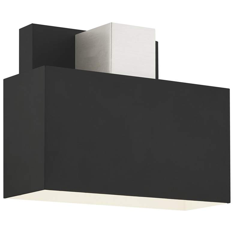 Image 1 Lynx 1 Light Black Outdoor ADA Wall Sconce