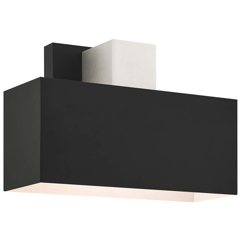 Image 2 Lynx 1 Light Black Outdoor ADA Wall Sconce