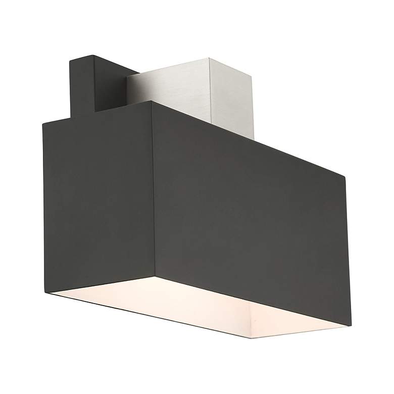 Image 7 Lynx 1 Light Black Outdoor ADA Wall Sconce more views