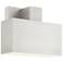 Lynx 1 Light Brushed Nickel Outdoor ADA Wall Sconce