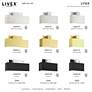 3_Lynx 1 Light Brushed Nickel Outdoor ADA Wall Sconce more views