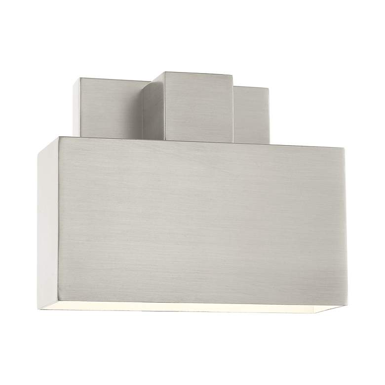 Image 5 Lynx 1 Light Brushed Nickel Outdoor ADA Wall Sconce more views