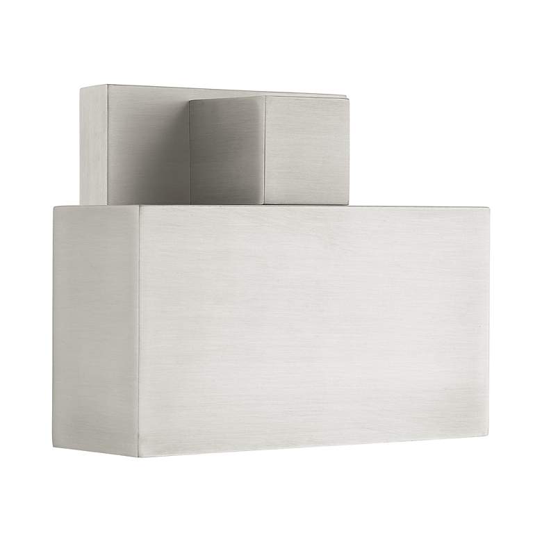 Image 6 Lynx 1 Light Brushed Nickel Outdoor ADA Wall Sconce more views