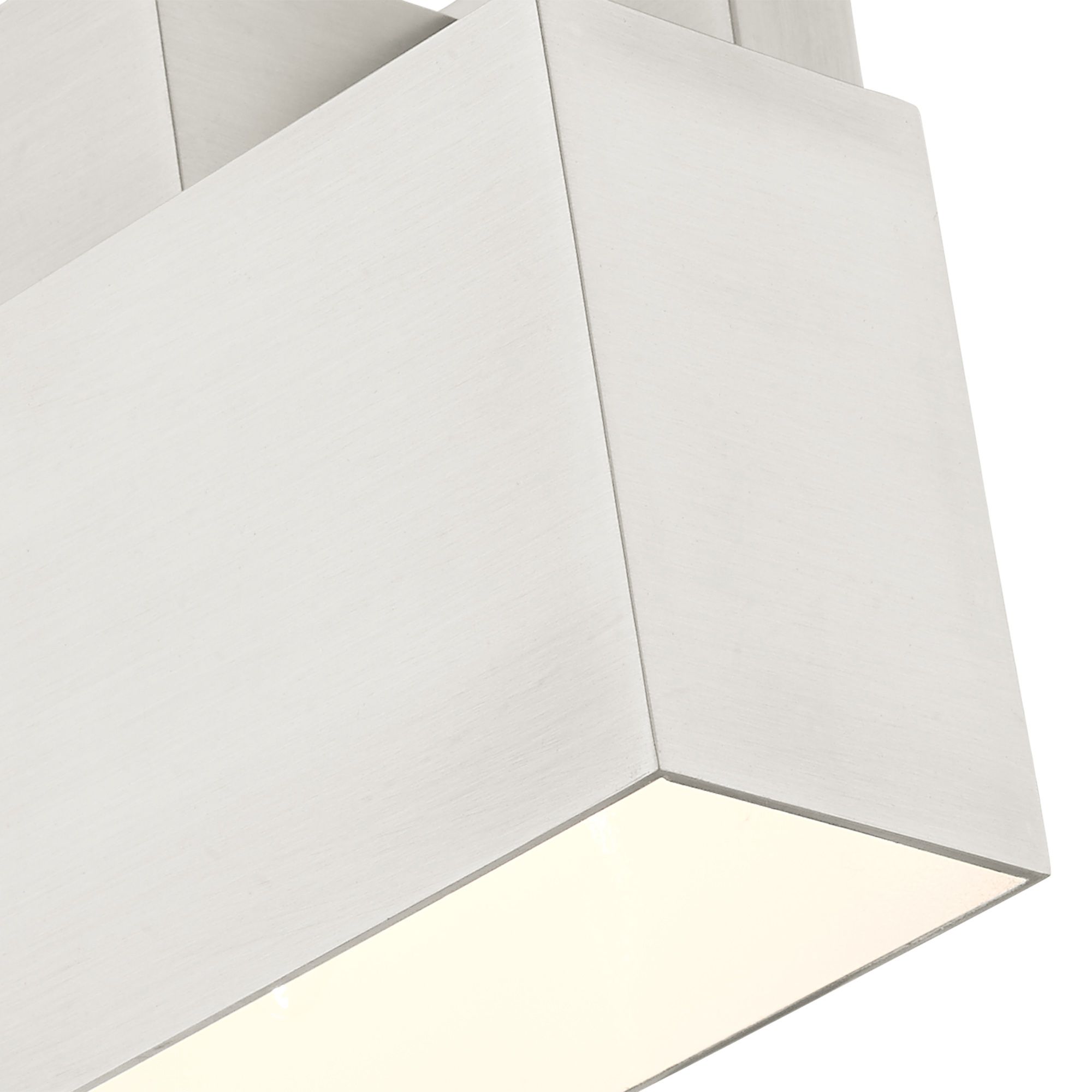 Lynx 1 Light Brushed Nickel Outdoor ADA Wall Sconce