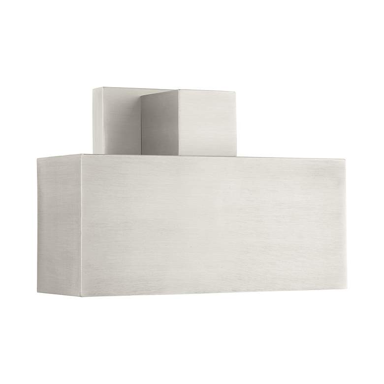 Image 6 Lynx 1 Light Brushed Nickel Outdoor ADA Wall Sconce more views
