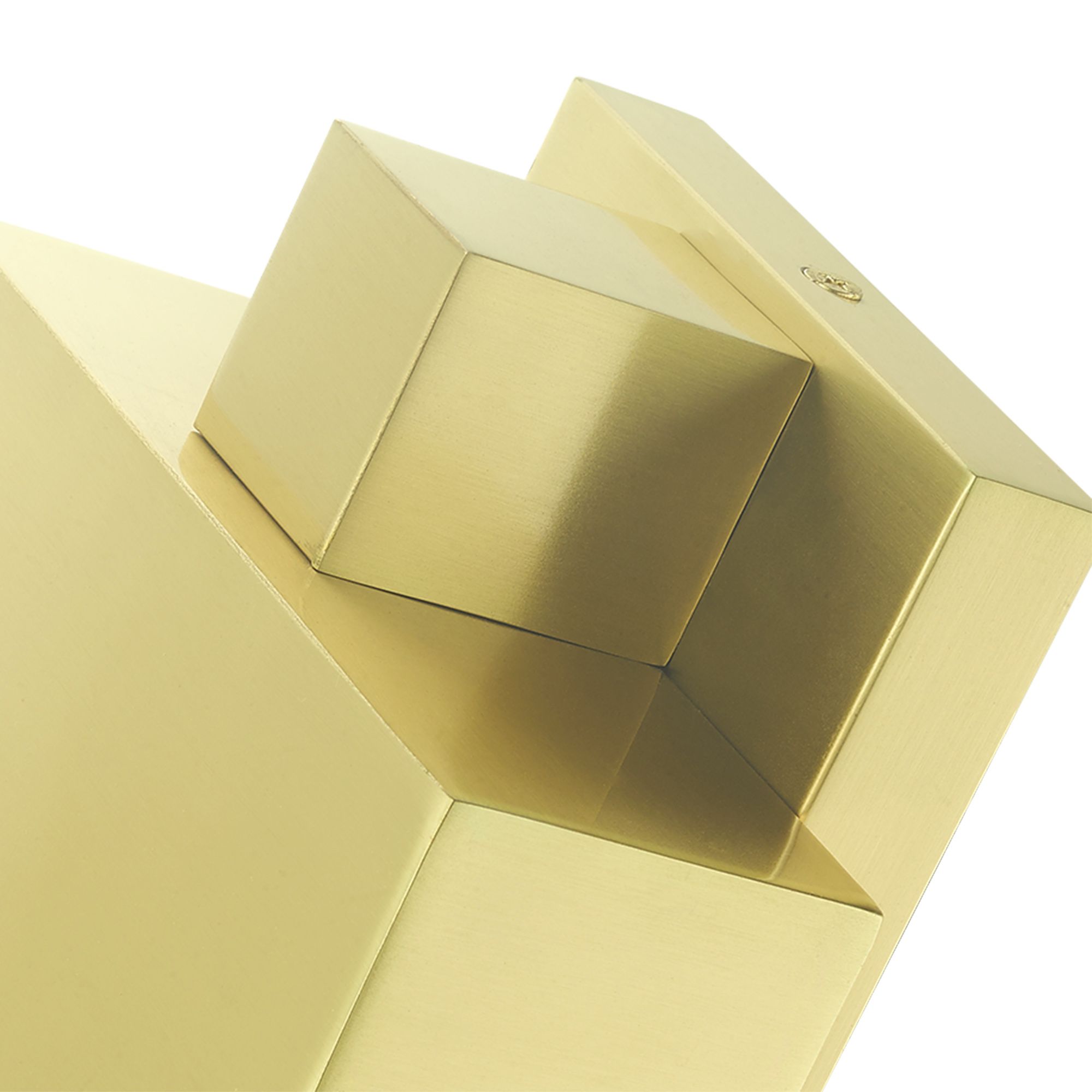 Lynx 1 Light Satin Brass Outdoor ADA Wall Sconce