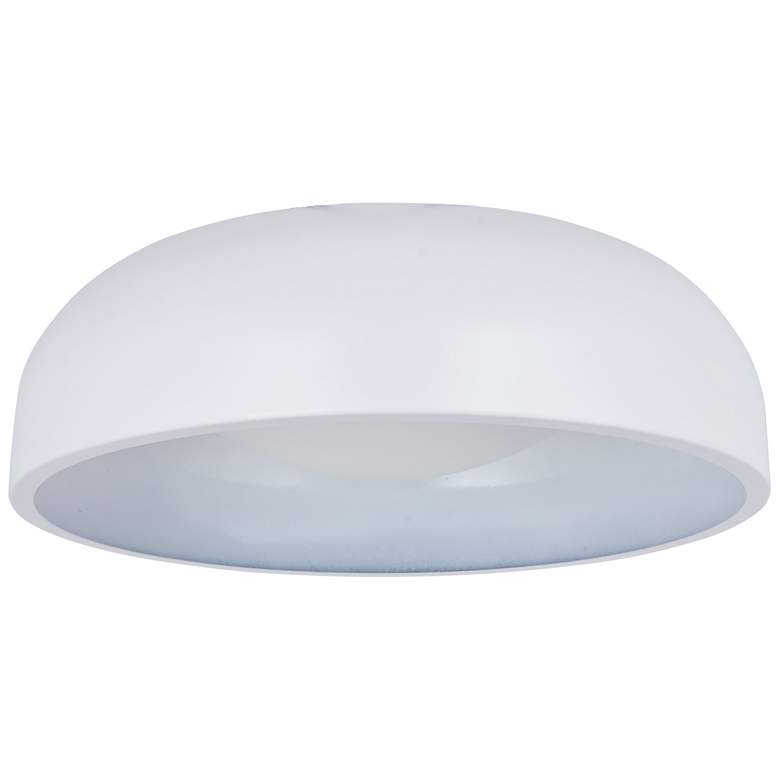 Image 1 Lynx 13" Wide Matte White LED Ceiling Light