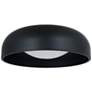 1_Lynx 17" Wide Matte Black LED Ceiling Light