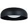 Lynx 17" Wide Matte Black LED Ceiling Light