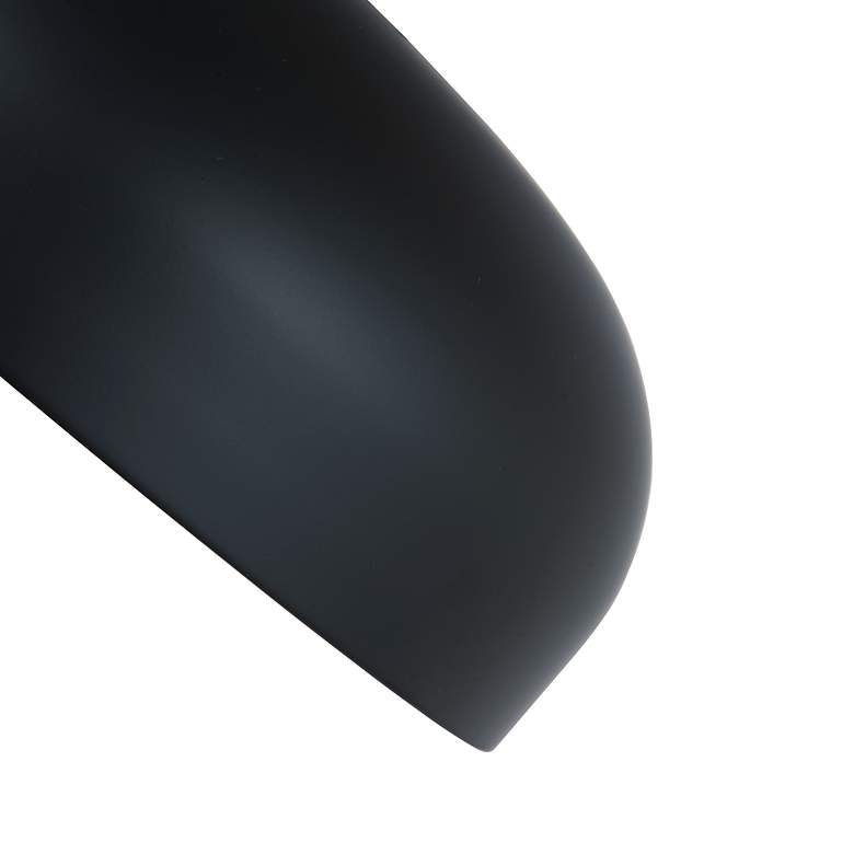 Image 4 Lynx 17" Wide Matte Black LED Ceiling Light more views