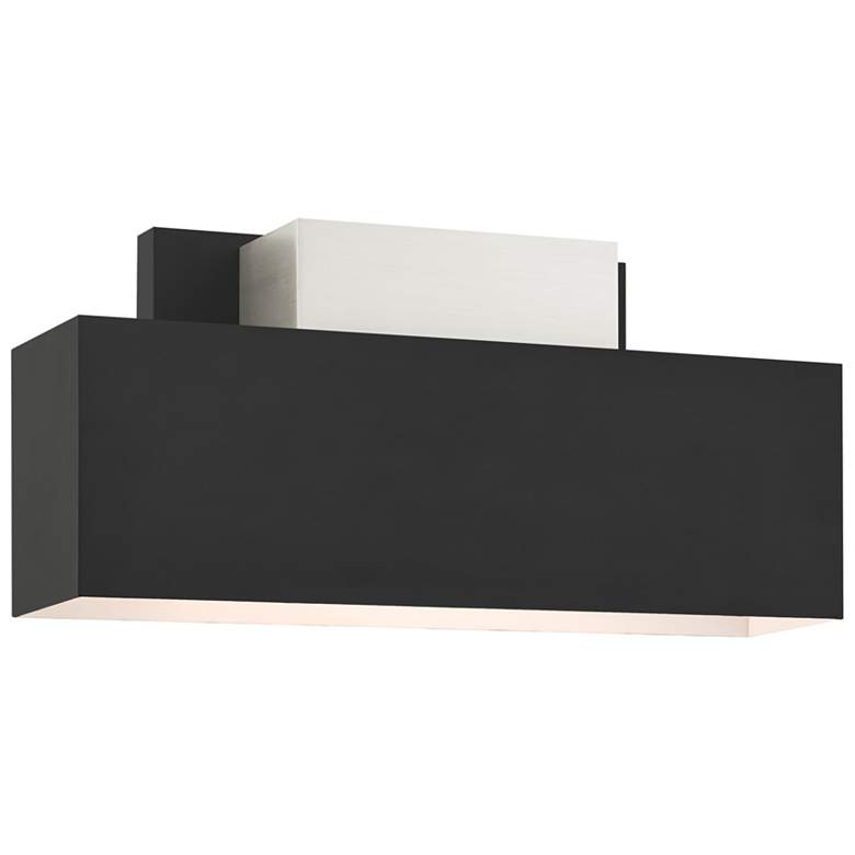 Image 1 Lynx 2 Light Black Outdoor ADA Wall Sconce