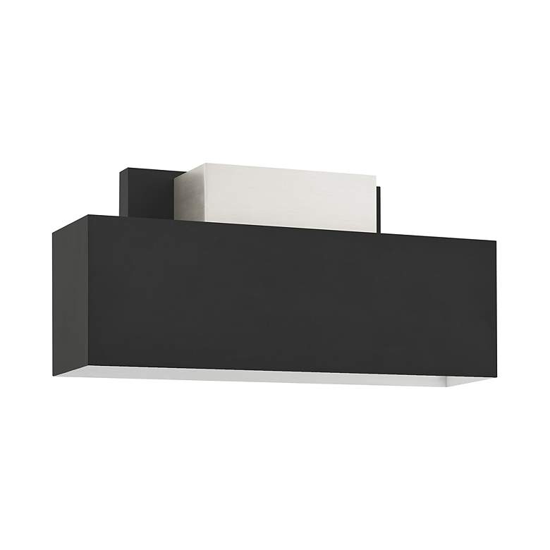 Image 4 Lynx 2 Light Black Outdoor ADA Wall Sconce more views