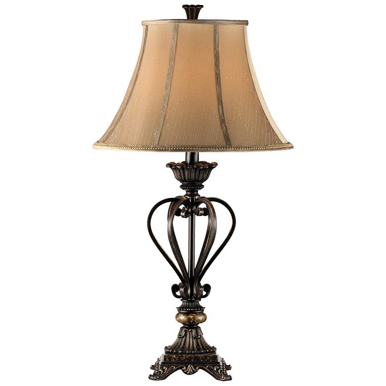 Image 1 Lyon 34" High 1-Light Table Lamp - Bronze