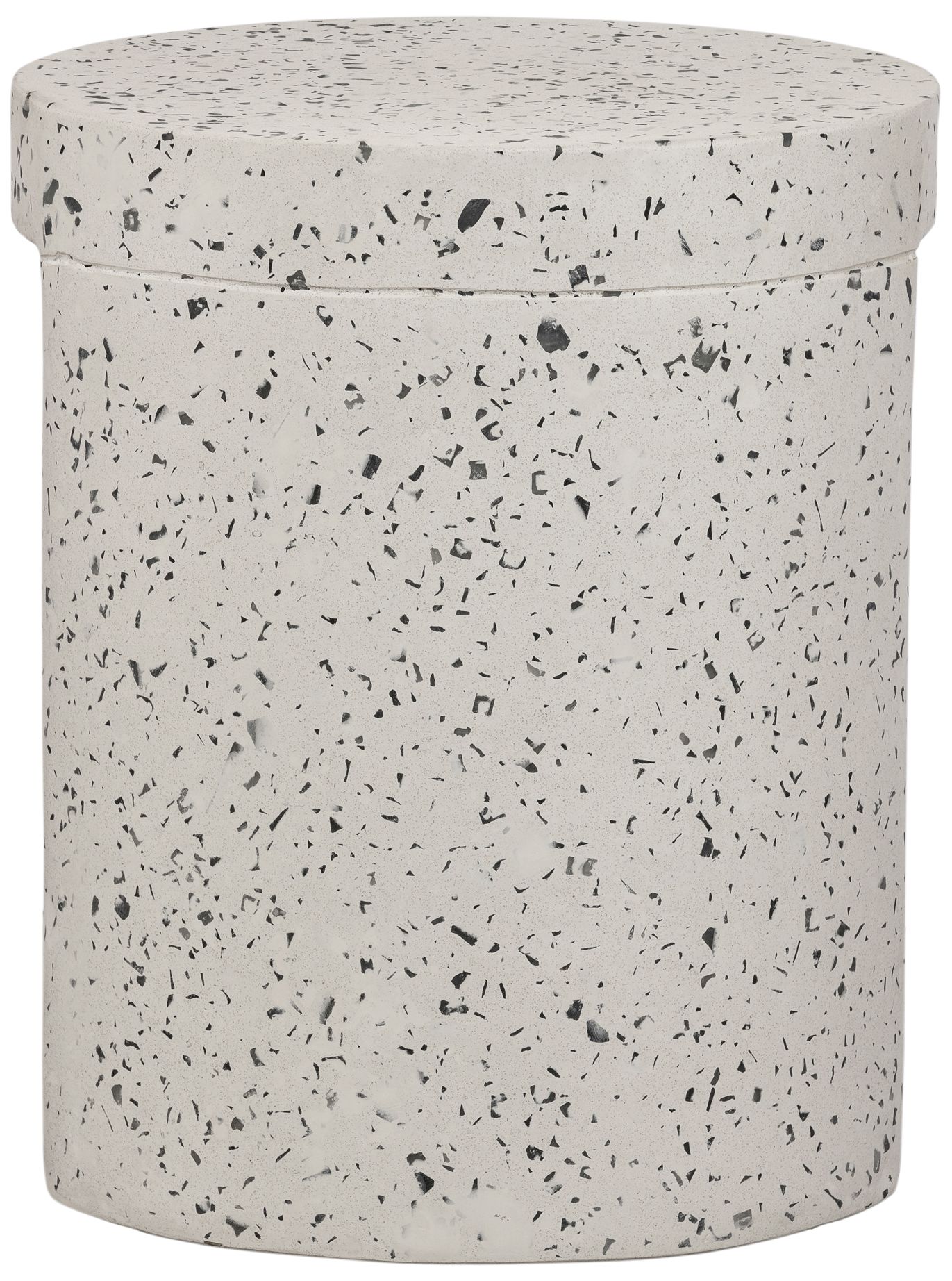 Image 3 Lyon Outdoor Stool White Terrazzo more views