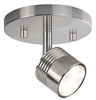 Thumbnail2 of Lyra 1-Light Brushed Nickel LED Track Fixture more views