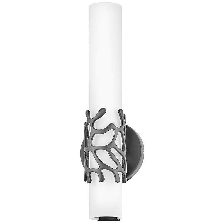 Image 1 Lyra 16" High Black Wall Sconce by Hinkley Lighting